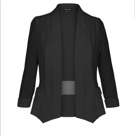 black dressy blazer